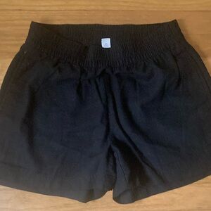 Old navy black linen shorts